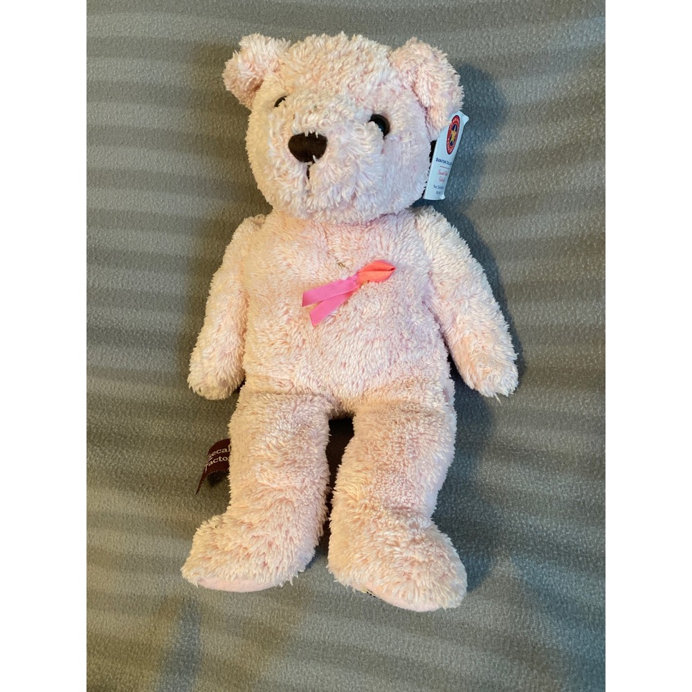 Herrington Teddy Bears Cheesecake Factory White Chocolate Raspberry Truffle Pink